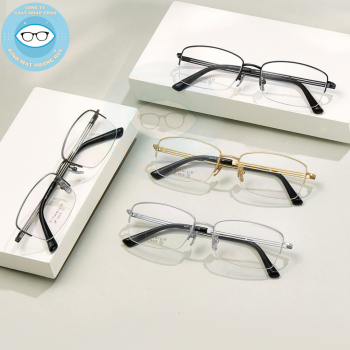 Gọng kính kim loại mã 9026